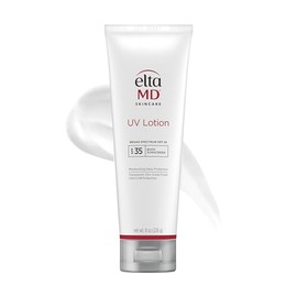 EltaMD Loción UV Protector solar corporal, SPF 30+ Protector solar, loción corporal con SPF Hecho con óxido de zinc y ácido hialurónico