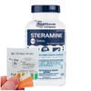 1 Bottle Steramine Sanitizer Tablets w/15x QT-10 Test Strips -