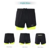 LIXADA Men's 2-in-1 Running Shorts Quick Drying Breathable Active Training