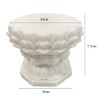 YUYAKESHI Round, Lotus Shape for Buddha Statues, Coco Palm Fruit