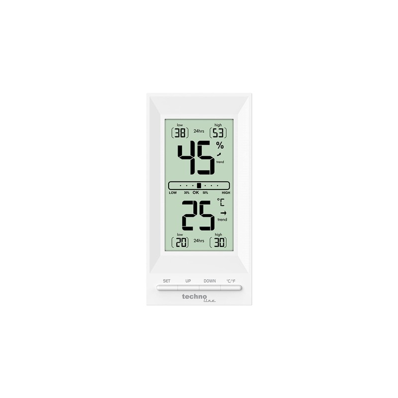 Technoline WS9129 Office Thermometer, Thermo-Hygrometer, Thermometer, Temperature, Humidity, Room Comfort