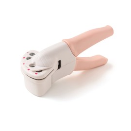 We R Memory Keepers Crop-A-Dile Power Multi Hole Punch, 5 Different Shapes, Heart, Flower, Star, Hexagon, Arrow, for Paper Cardstock, Chipboard, Fabric, Thin Tin, Leather, Plastic