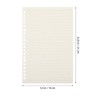 Operitacx 60pcs Lined Notebook Paper Refills Loose Leaf Inserts for