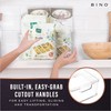 BINO Plastic Storage Containers, Small - 4 Pack THE LUCID