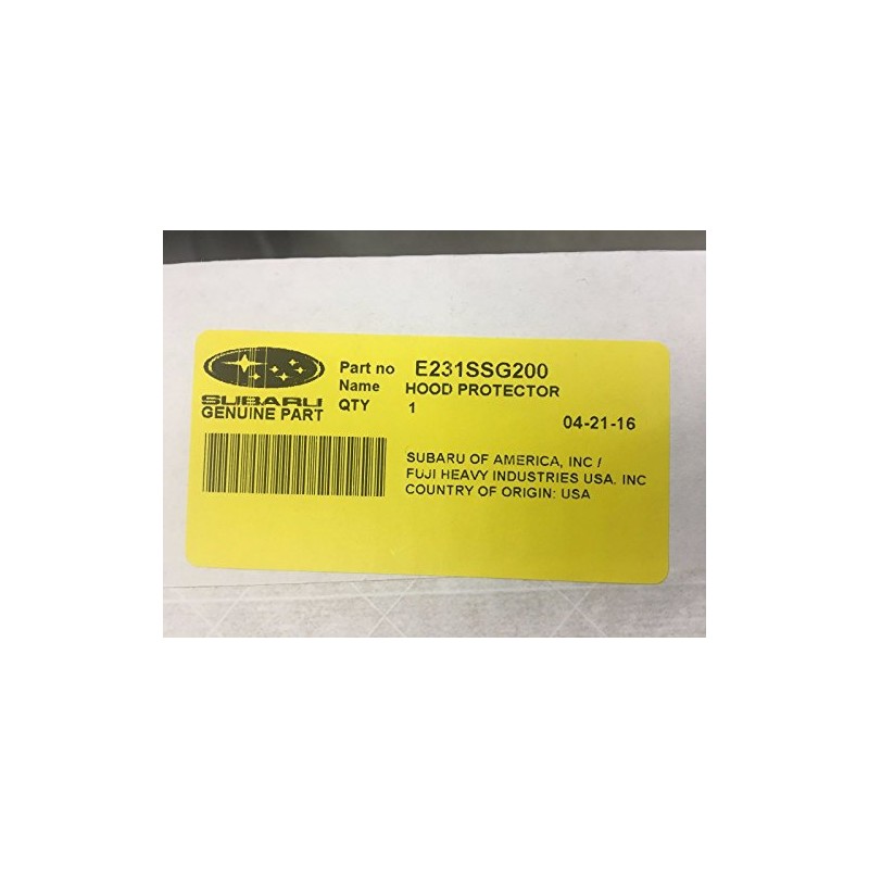 Subaru 2014 to 2018 Forester OEM Hood Rock Protector Bug