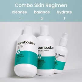 Natural Outcome Piel Mixta Verdadero Equilibrio Régimen Diario Limpiador Facial Tónico Hidratante Kit Cuidado