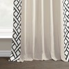 HPD Half Price Drapes Bordered Solid Cotton Curtains for Bedroom