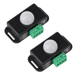 TVETE Switch, Motion Sensor, Motion Sensor Unit, Infrared Sensor, Delay Time: 1 - 10 Minutes, 12V-24V, Motion Sensor Switch, Infrared Detection Controller, Sensor Light, Automatic Door, Room, Sensor,