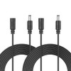 2-Pack 10ft DC Extension Cord 5.5mm x 2.1mm, Universal DC