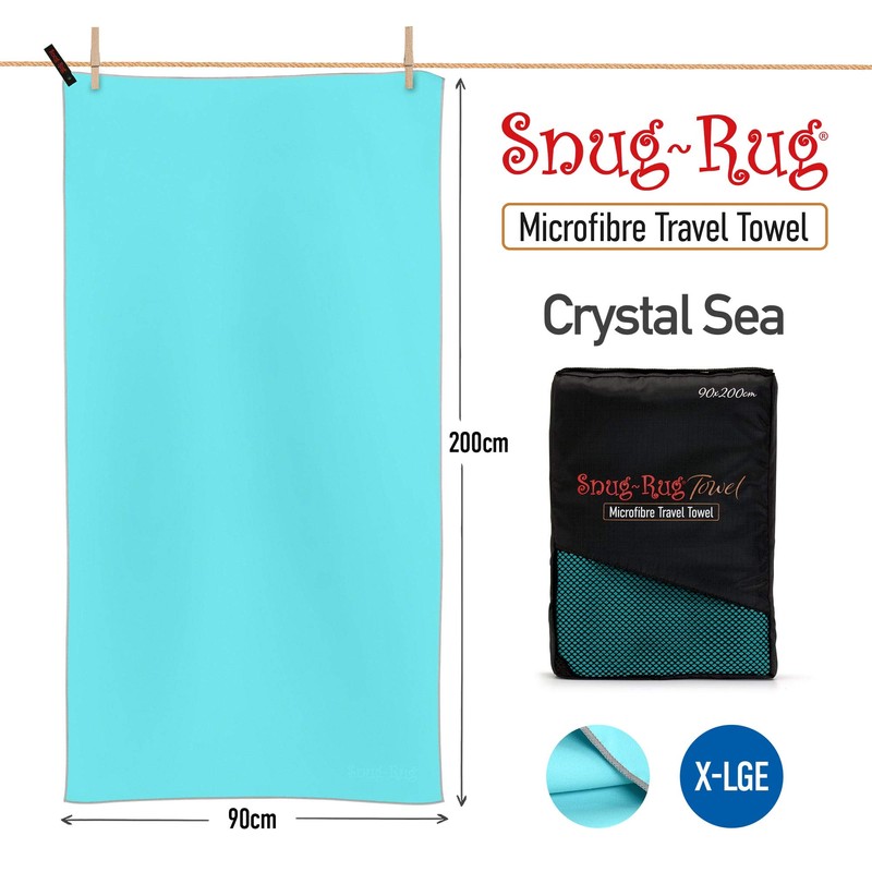 Snug Rug Microfibre Towel Extra Large XL 200 x 90cm