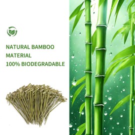 Posurry Bamboo Skewers 4 in,2000 pcs,Bamboo Cocktail Picks
