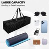 Bruwaa Yoga Bag for Mats & Accessories, Adjustable Strap, Full-Zip