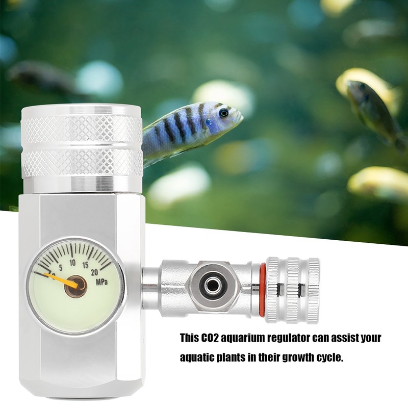 CO2 Regulator Aquarium Big Single Gauge Display (w21.8)