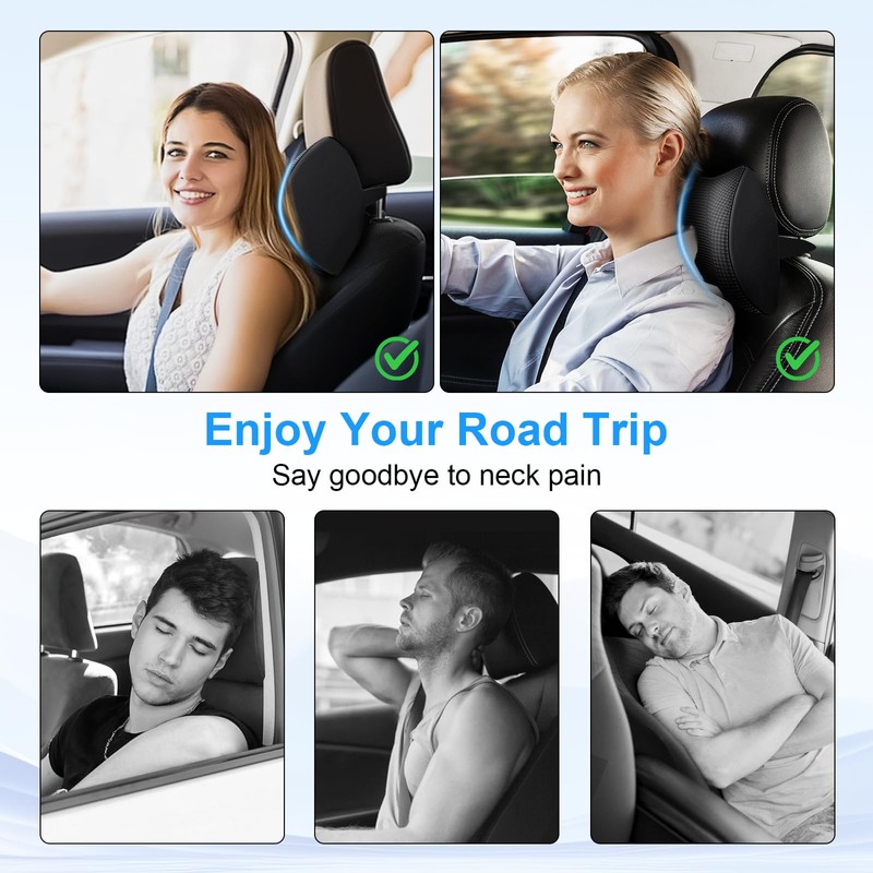 Xonhzam Car Headrest Pillow for Neck Support, Ultra Comfortable Neck