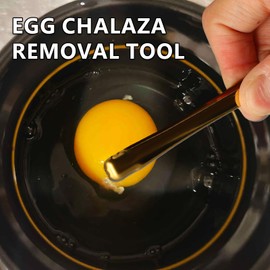 5pcs Egg Chalazae Remover Tool,Egg Chalaza Membrane Remover,Improve Kitchen Efficiency,Essential Kitchen Gadgets for Chefs and Bakers(Gold,Silver,Colorful,Black)