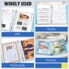 Cptoion 500 Pack Clear Page Protectors, A4, Top Loading