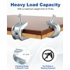 AOKLIT 100 Pcs Beam Clamp, 1/4" x 20 Beam Clamps