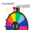 iElyiEsy Spinning Prize Wheel Pegs with Red Pointer & Nuts