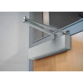 Heavy Duty All in ONE COMM Closer with MOUNTING Plate UL Listed, Aluminum (Aluminum)