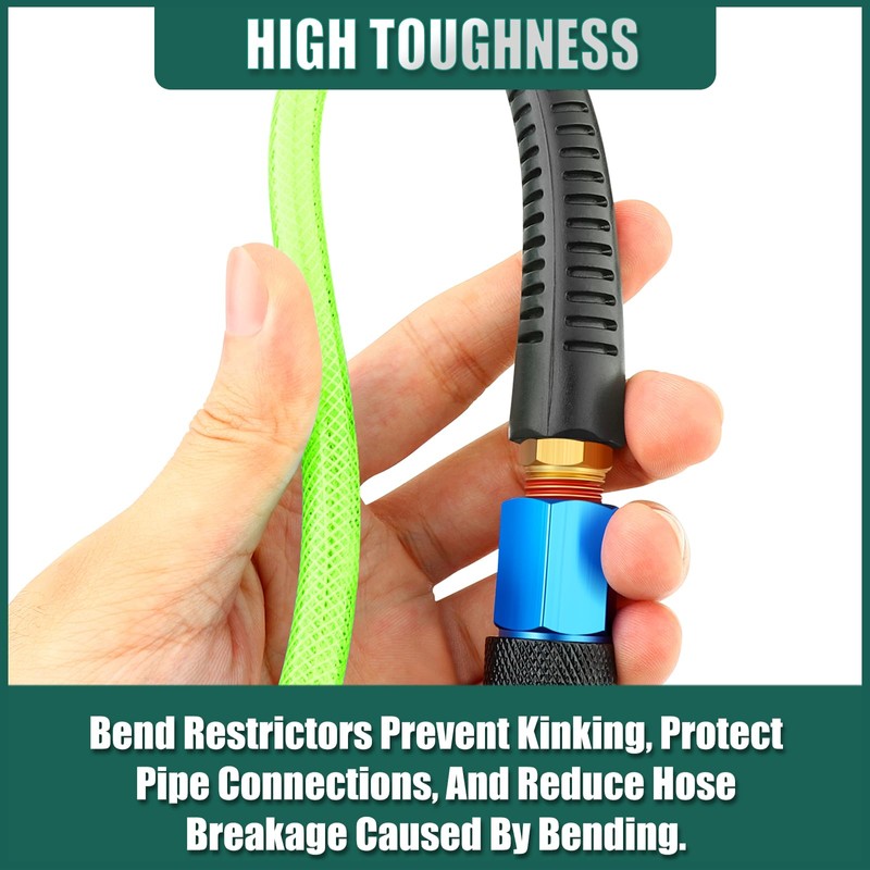 GORAGUCHI 1/4" x 10 ft Reinforced Polyurethane Air Hose with