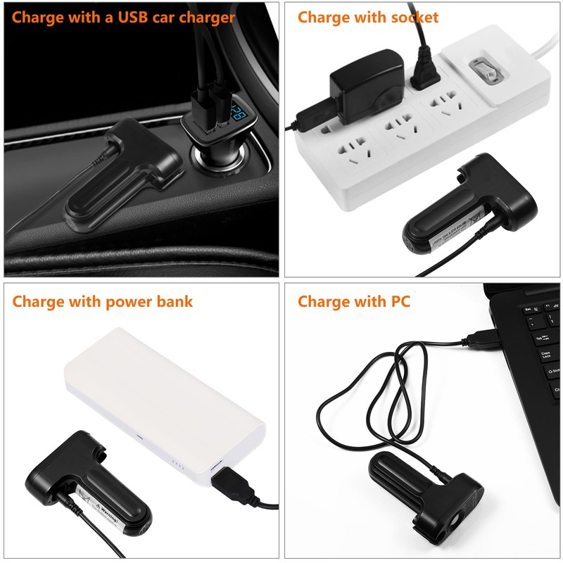 KEDSUM Portable Camping Shower, Camping Shower Pump with Dual Detachable