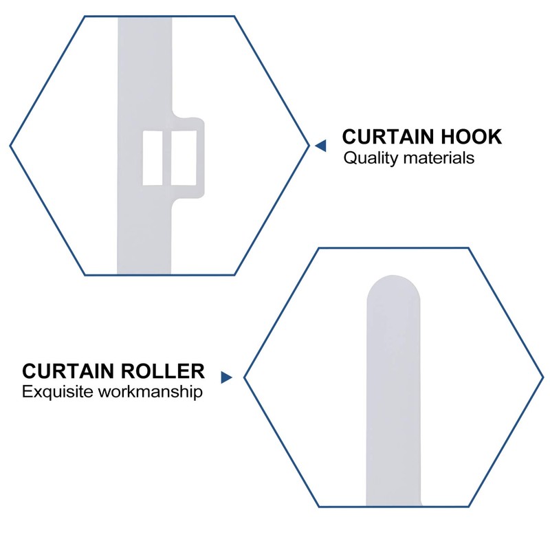 DOITOOL 100 Pcs Vertical Blind Repair Vane Savers Plastic Vertical