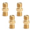KQDRAVINE Pack of 4 Gas Hose 1/4 Connections Gas Hose