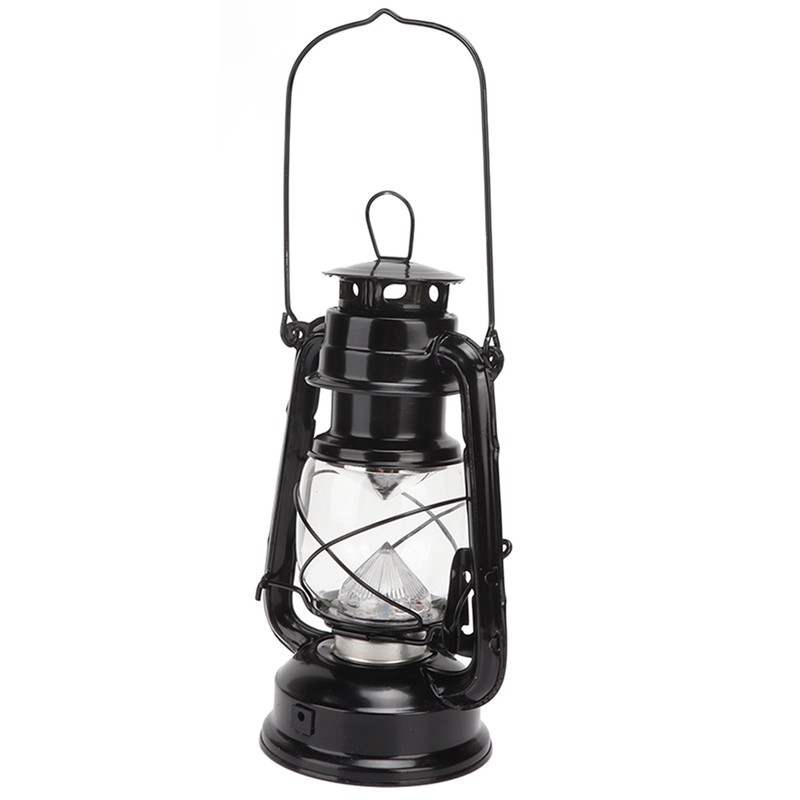Vintage Camping Lantern 24h Battery Life USB Charging Detachable Lampshade