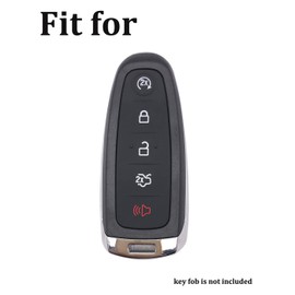 Arruweer Key Fob Cover for Ford C-Max Edge Escape Expedition Explorer Flex Focus Taurus Lincoln MKS MKT MKX Navigator