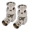 leeyovk BNC Connector BNC Male to BNC Female Right Angle