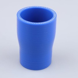 AC PERFORMANCE AC PERFORMANCE ID 1.75" to 1.5" (44mm to 38mm) Straight Reducer, Length 3" (76mm), 3-Ply Reinforced, Universal Automotive Pure Silicone Hose, Blue