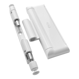 Cal Doublex XL - Fenstersicherung gegen Einbruch, auch für Balkontür, Terassentür Einbruchschutz (weiß)