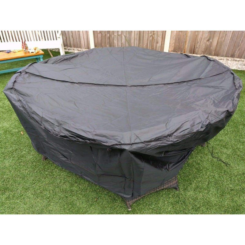 Speedwellstar Round Garden Table Hot Tub Cover Fitted Circular Drawstring