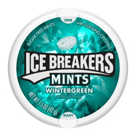 Ice Breakers Sugar Free Mints Wintergreen 8 Tins Free Shipping
