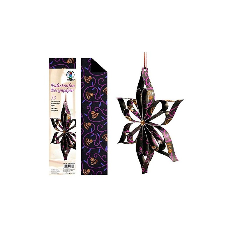 Ursus Indian Style Shiva 16070000 Folding Design Paper 7 x