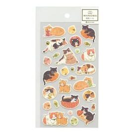 WANOWA 1354125 Japanese Sticker, Cute, Modern