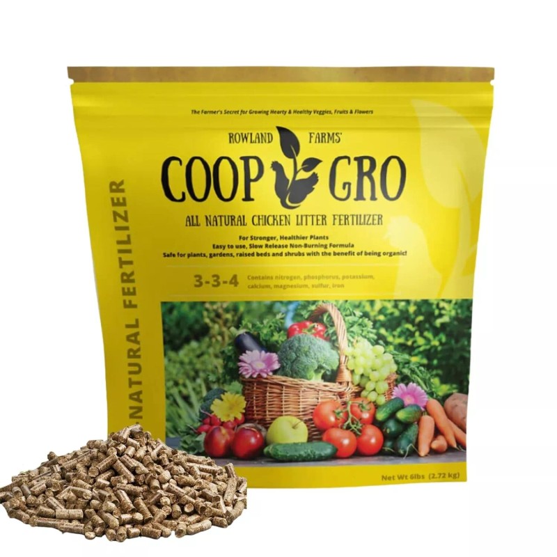 COOPGRO Coop Gro Organic Chicken Manure Fertilizer 6 lb. Bag.