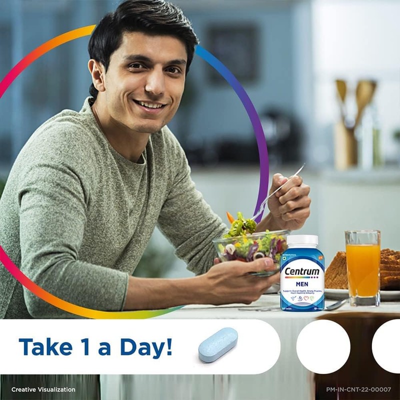  Men Tablet, World's No.1 Multivitamin with Grape Seed Extract,