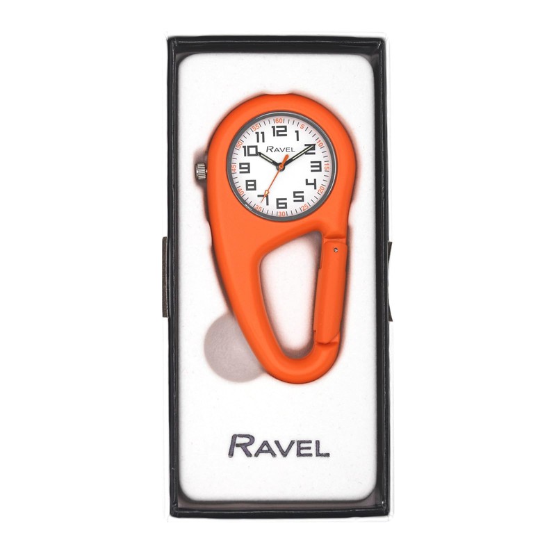 Ravel - Belt Clip Caribiner Quartz Watch - Analog Quartz