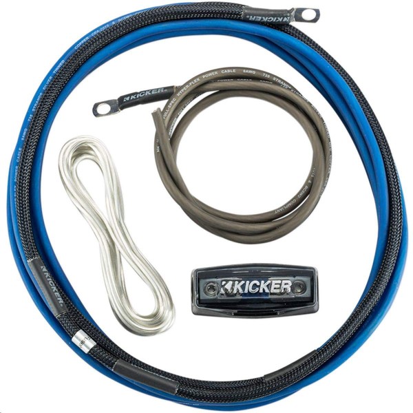 Kicker 46PK8 8AWG/8 Gauge 2-Channel Amplifier Power Wiring Kit