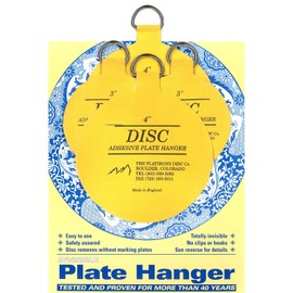 Flatirons Disc Adhesive Plate Hanger Set (2-3 Inch and 2-4 Inch Hangers)