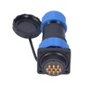 IP68 Waterproof Power Connector Male Female Square 4 Hole Aviation