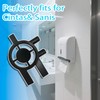 6pcs Dispenser Key Replacement for Cintas & Sanis,3-in-1 Toilet Paper