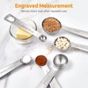 U-Taste 18/8 Stainless Steel Measuring Spoon, Metal Measuring Spoon for
