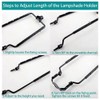 Nudiuhis 2 Piece Lampshade Harp Holder E14 E26 E27 Light