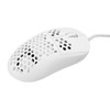 Wired Mouse Ergonomic White Adjustable DPI 6 Keys Hollowed Out