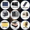 1.6FT 14AWG DC Power Cable 5.5mm x 2.5mm Female Connector