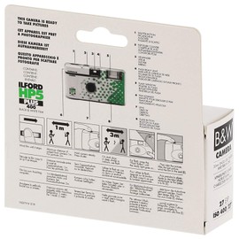 Ilford HP5 + Einwegkamera mit Blitz, Weiß und Schwarz
