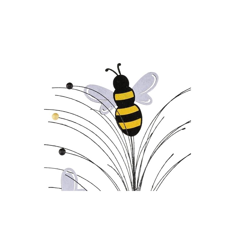 30" Glitter Bumblebee Spray