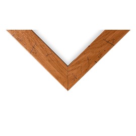 US Art A4 Picture Frame in 1 Inch Distressed Oak 8.3 x 11.7 Inch (21.0 x 29.7 cm) - Engineered Wood with Plexiglass - Horizontal and Vertical Formats for Wall Decor